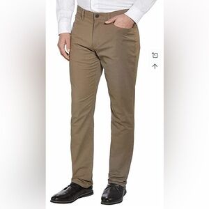 English Laundry Men's Slimmer Straight Leg 5-Pocket pant Walnut Brown Size 40x30